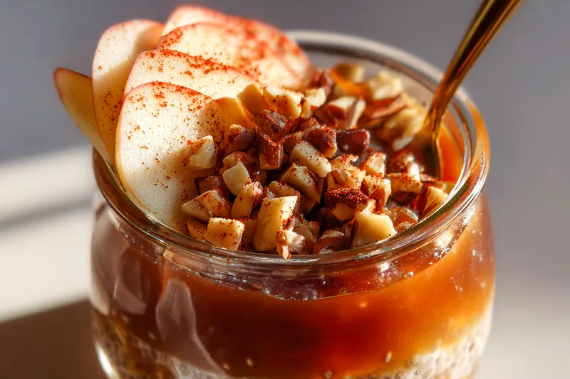 Cooking process for Apple Chia Parfait Delight