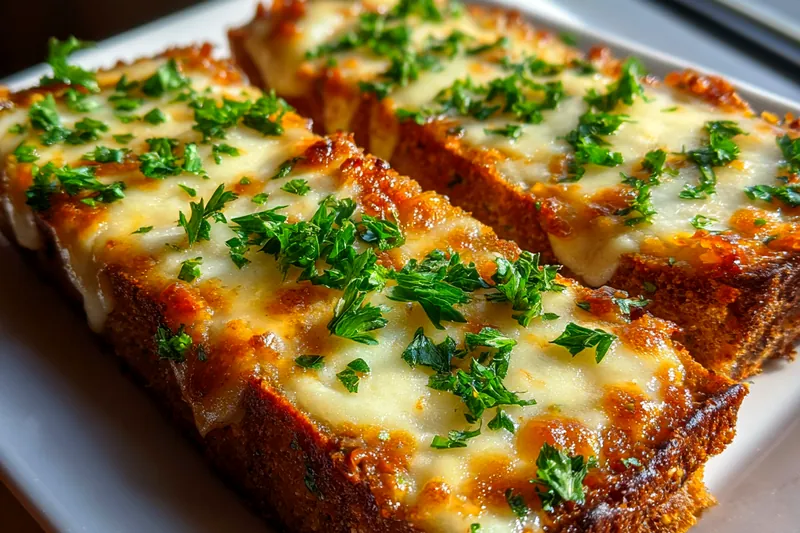 Cooking process for Baked Garlic Parmesan Loaf