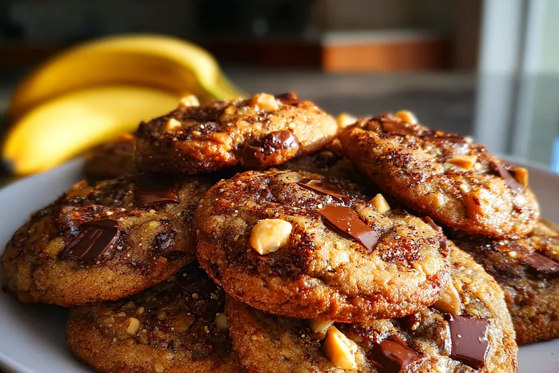 Cooking process for Banana Chocolate Chip Cookies