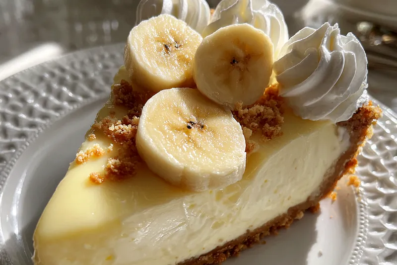 Cooking process for Banana Cream Cheesecake Delight
