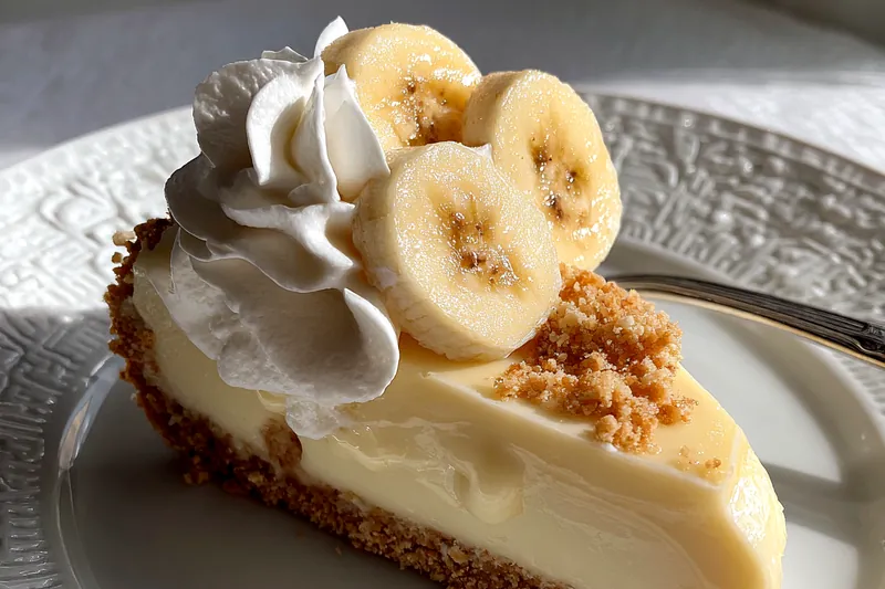 Fresh ingredients for Banana Cream Cheesecake Delight