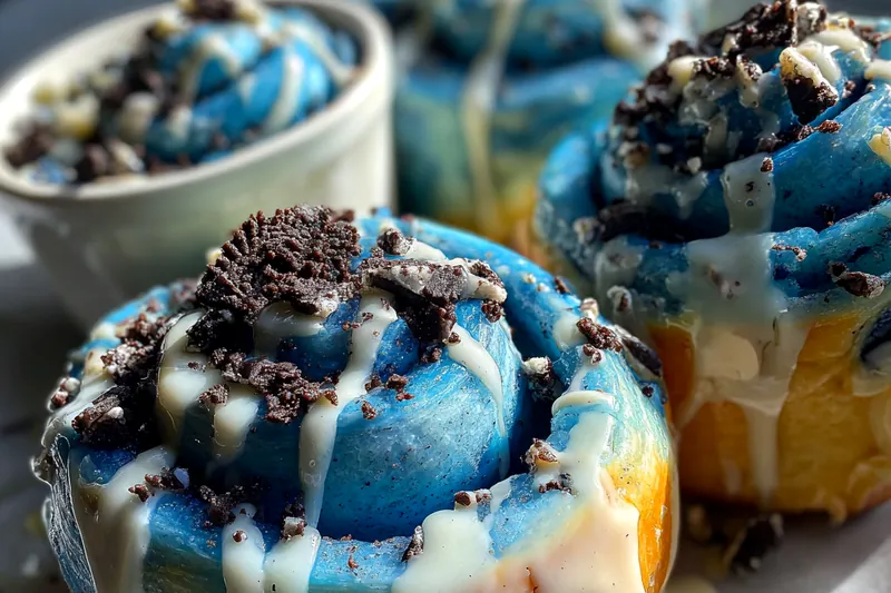 Fresh ingredients for Blue Cookie Cinnamon Rolls