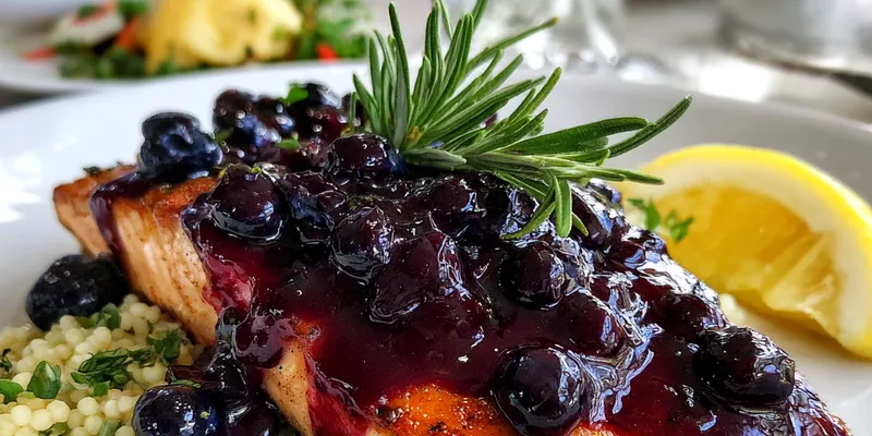 Blueberry Glazed Salmon Delight