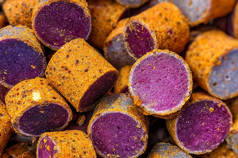 Cooking process for Blueberry Sweet Potato Bites