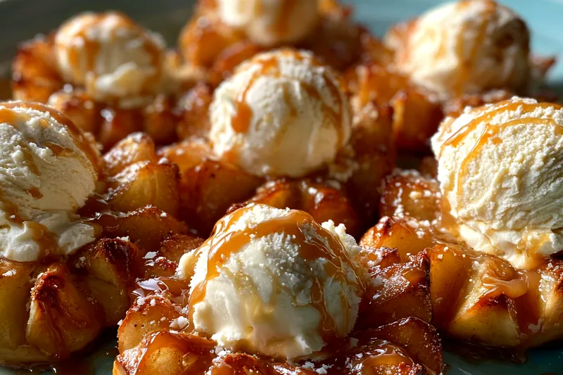 Fresh ingredients for Caramel Apple Bloom Delight