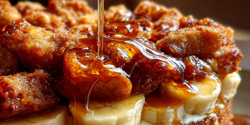Delicious Caramel Banana Crunch Delight served on a plate