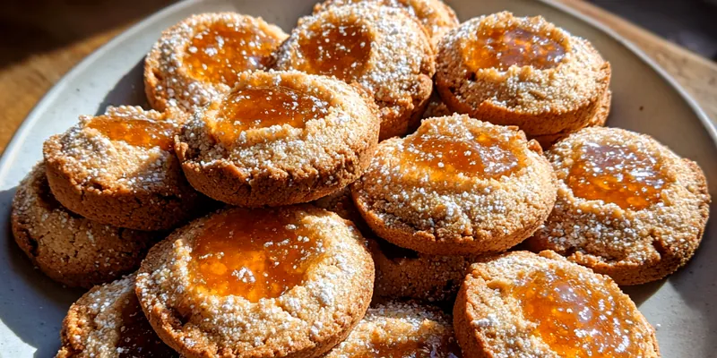 Delicious Caramelized Sugar Cookies served on a plate