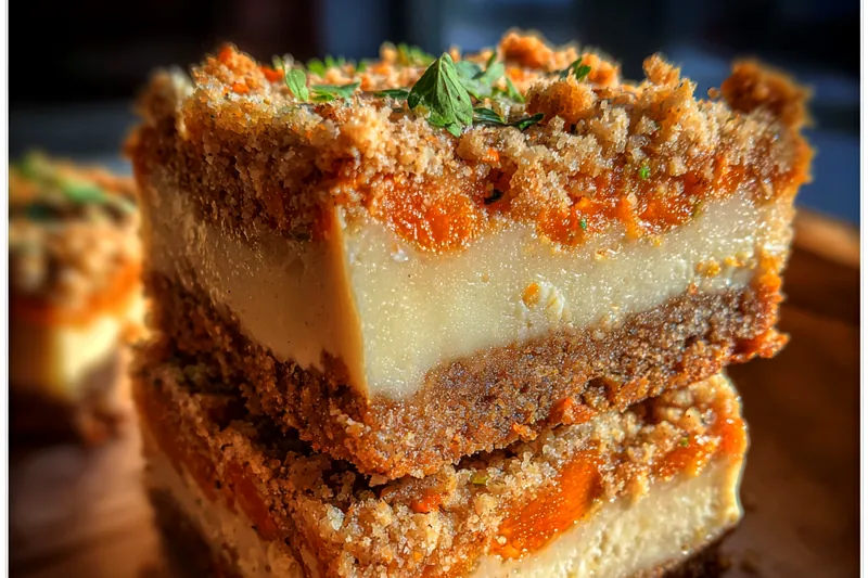 Cooking process for Carrot Cream Bars