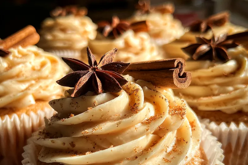 Fresh ingredients for Chai Spiced Cupcakes