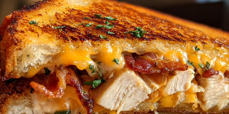 Cheddar Bacon Chicken Melt