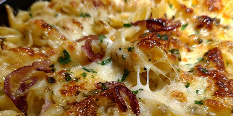 Cheesy Baked Macaroni Delight