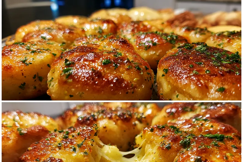 Fresh ingredients for Cheesy Garlic Butter Bombs