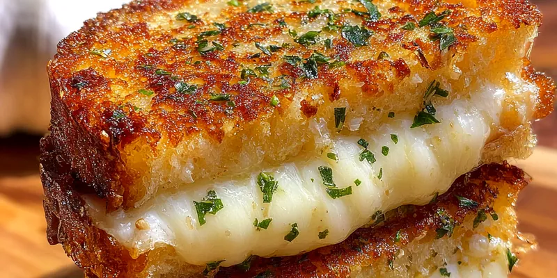 Delicious Cheesy Garlic Toast Delight served on a plate