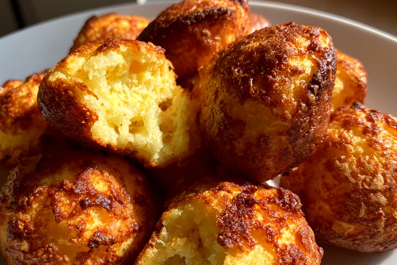 Cooking process for Cheesy Potato Puffs