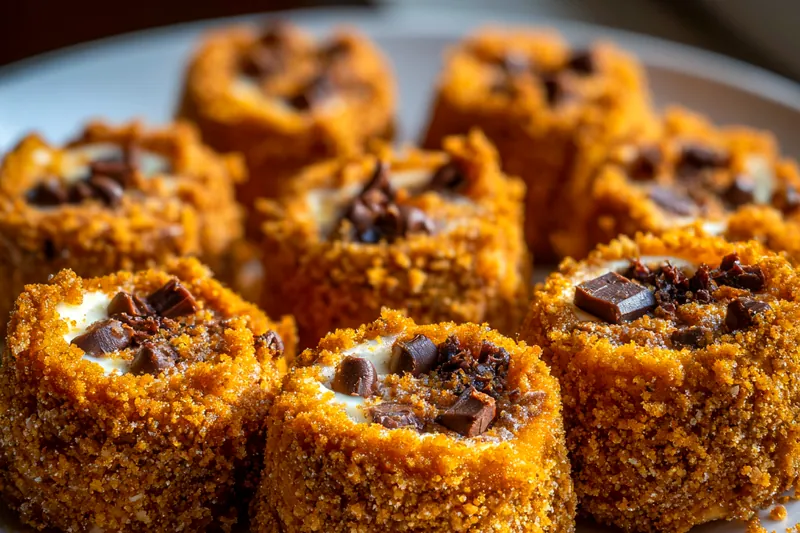 Cooking process for Chocolate Chip Cookie Balls