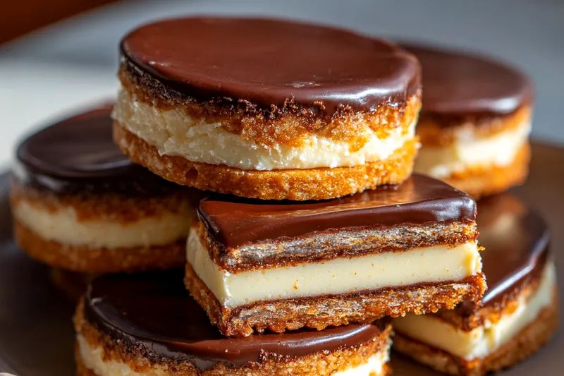 Cooking process for Chocolate Cream Sandwiches