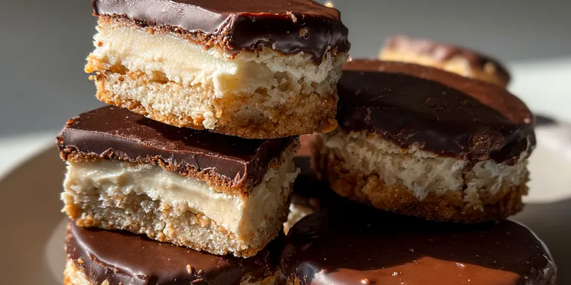 Delicious Chocolate Cream Sandwiches served on a plate