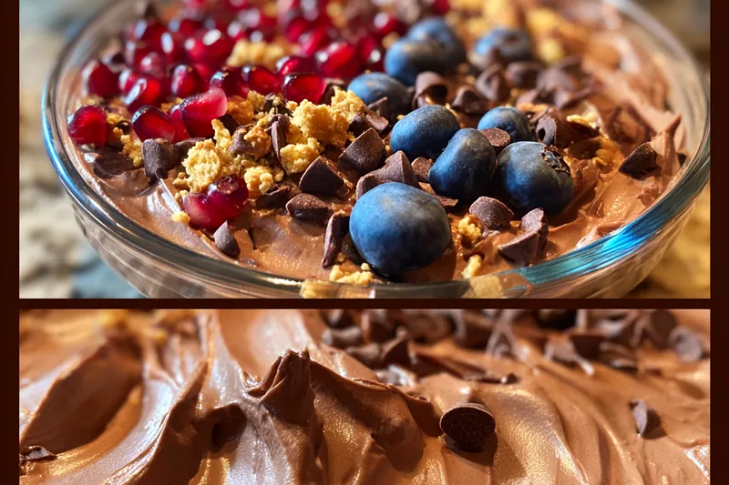 Cooking process for Chocolate Fluff Delight