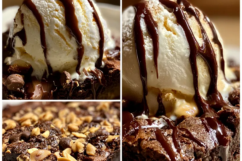 Cooking process for Chocolate Peanut Butter Cake