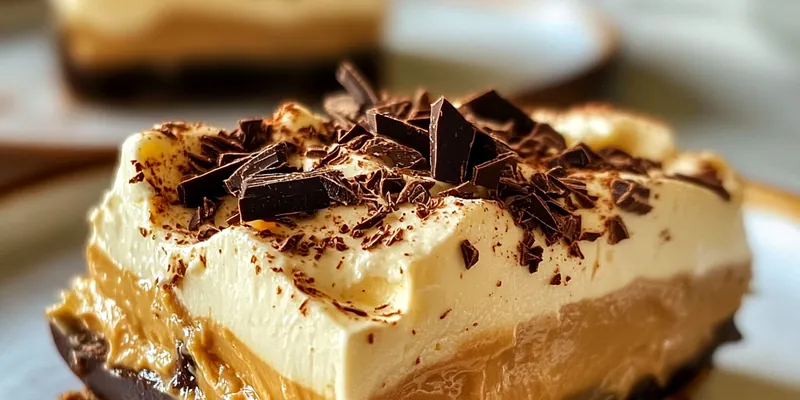 Delicious Chocolate Peanut Butter Delight served on a plate