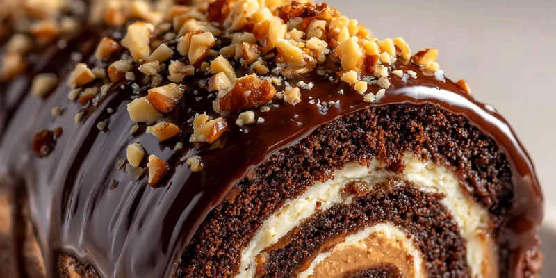 Chocolate Peanut Butter Roll