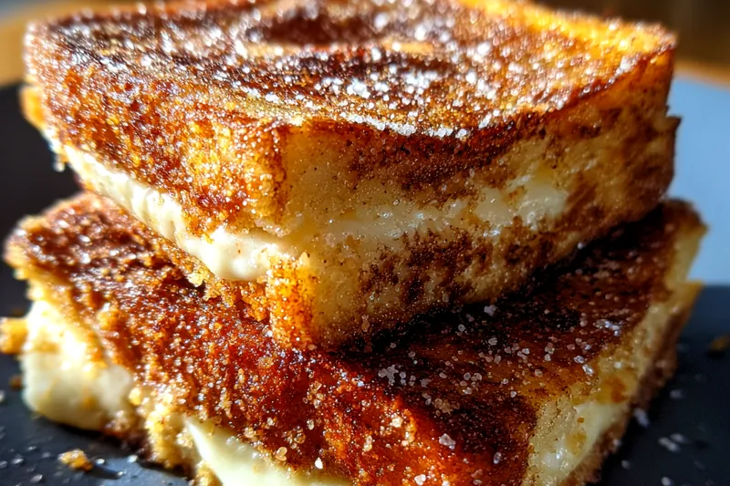Fresh ingredients for Cinnamon Sugar Stuffed Toast