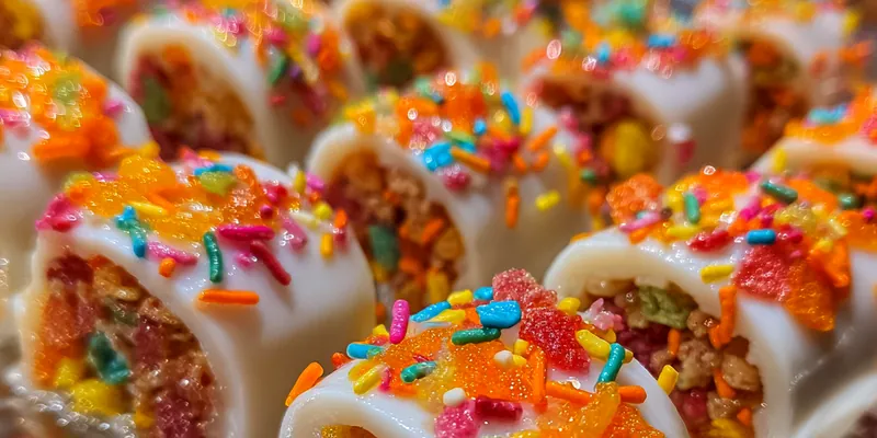 Colorful Candy Sushi Rolls