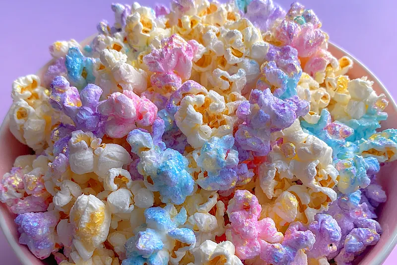 Cooking process for Colorful Pastel Popcorn Delight