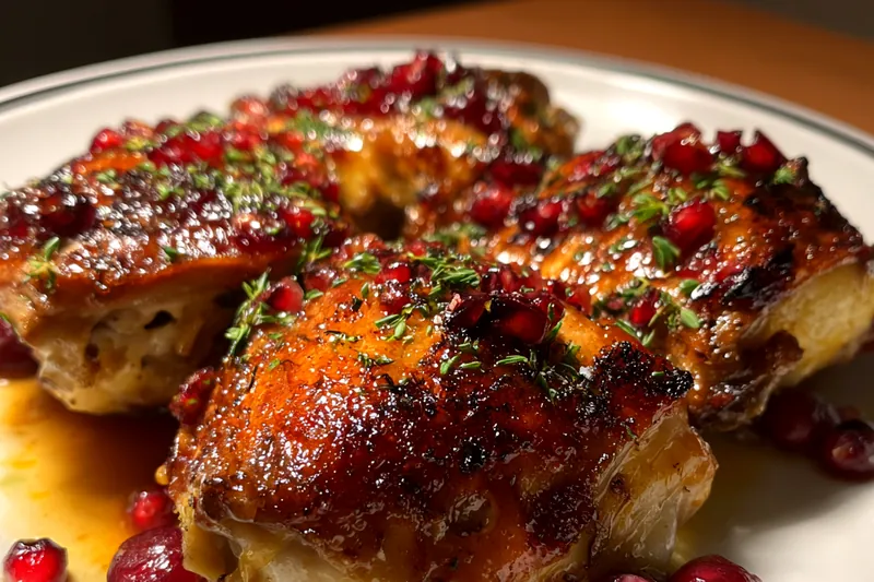 Fresh ingredients for Cranberry Brie Chicken Delight