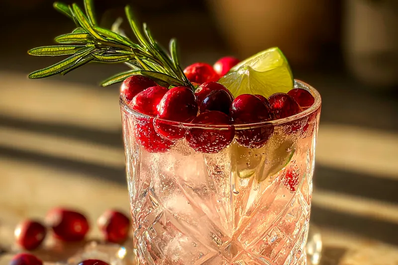 Cooking process for Cranberry Lime Mule