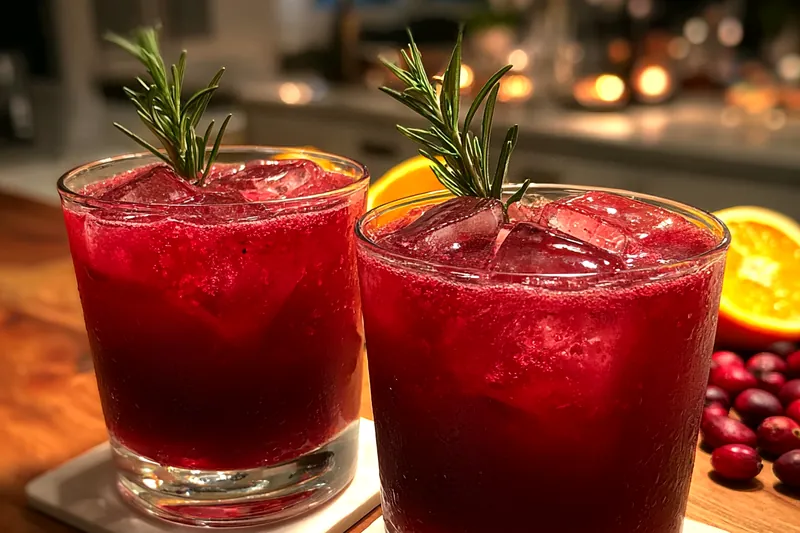 Cooking process for Cranberry Orange Cocktail