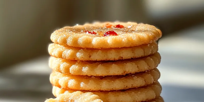 Delicious Cranberry Orange Shortbread served on a plate