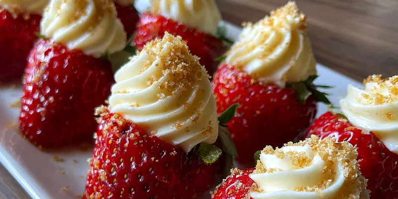 Cream Filled Strawberries