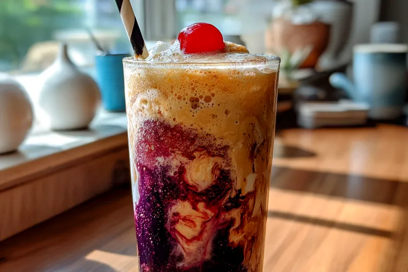 Cooking process for Creamy Cherry Soda