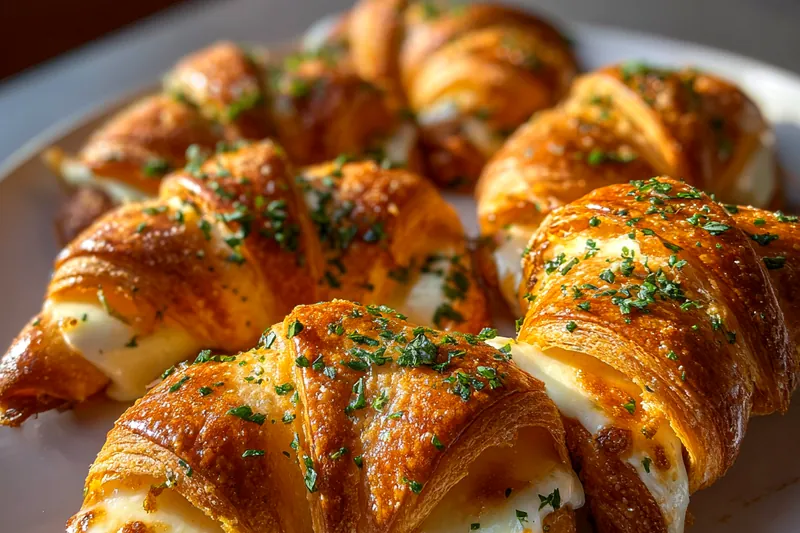 Cooking process for Creamy Chicken Crescents