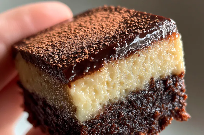 Cooking process for Creamy Chocolate Layered Delight