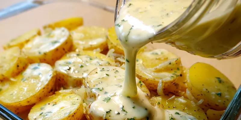 Creamy Herb Potato Bake
