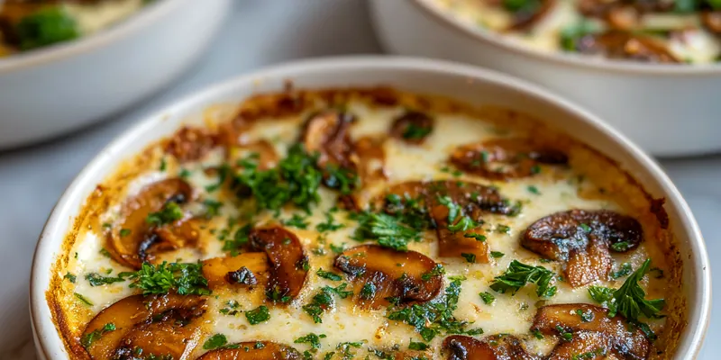 Delicious Creamy Mushroom Delight served on a plate