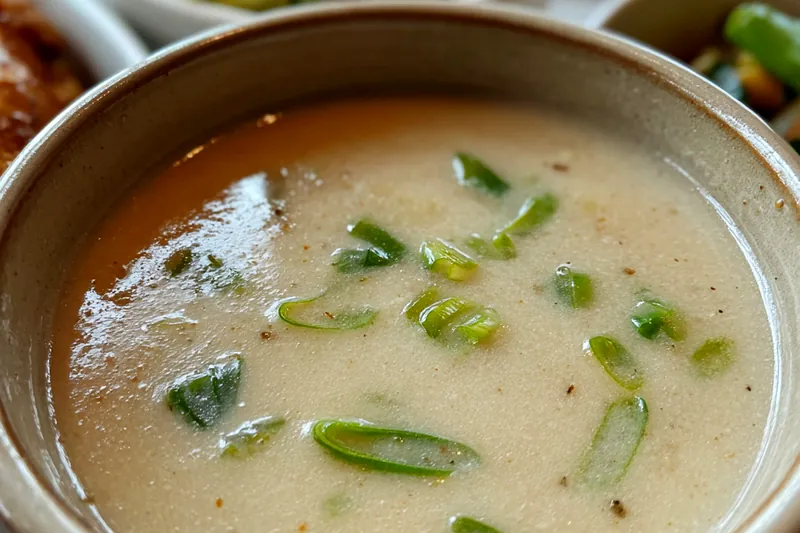 Fresh ingredients for Creamy Protein Soup