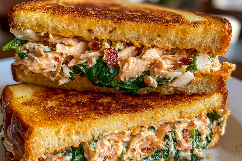Chef Mitchell stirring the creamy sauce in the skillet while preparing Creamy Sun-Dried Tomato Chicken Delight.