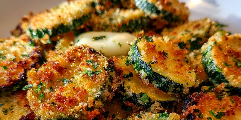 Crispy Baked Zucchini Chips