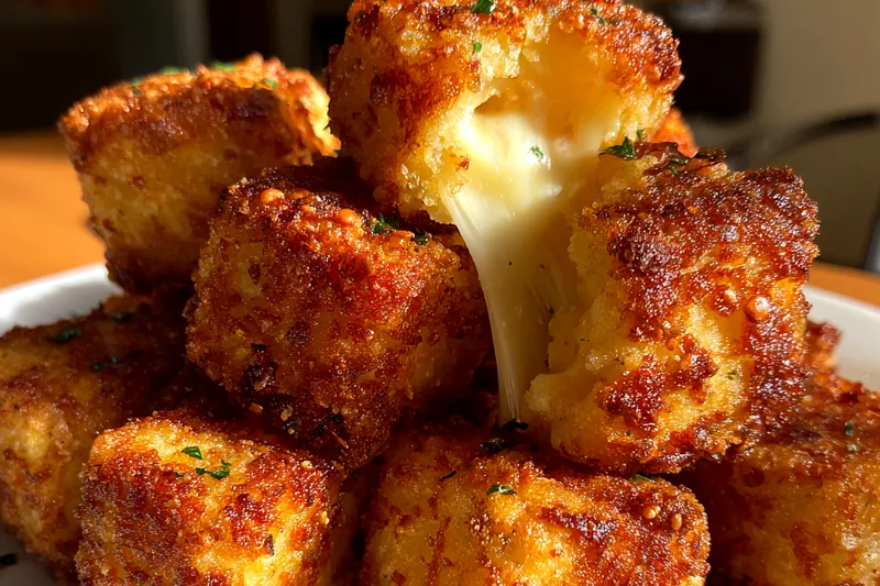 Fresh ingredients for Crispy Cheese Bites