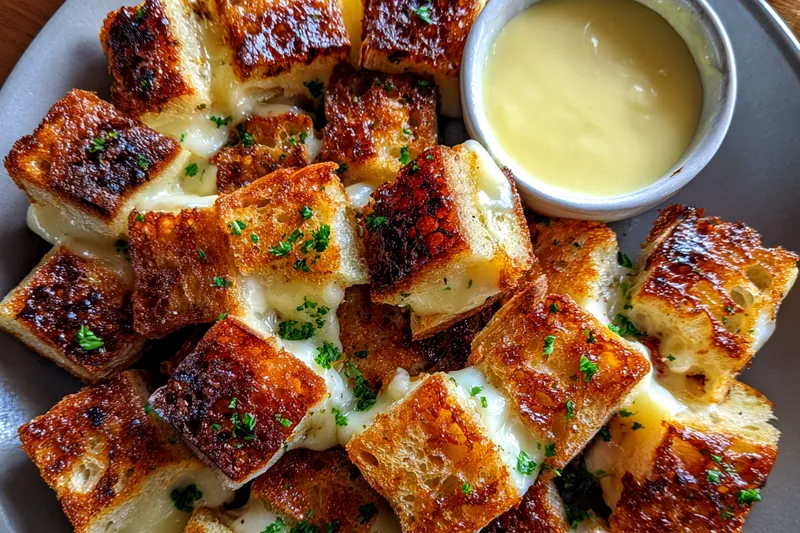 Cooking process for Crispy Cheese Bread Bites