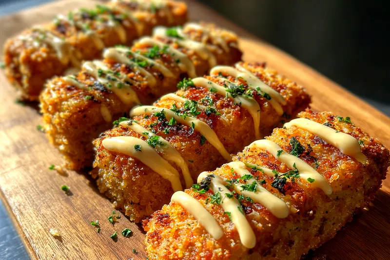 Fresh ingredients for Crispy Cheese Potato Sticks