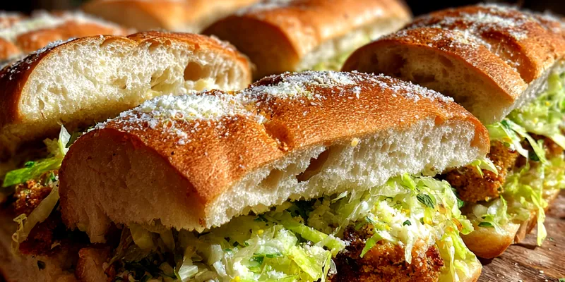 Delicious Crispy Chicken Caesar Sandwich served on a plate