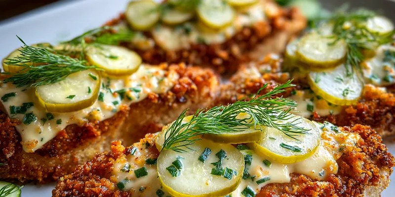 Delicious Crispy Herb Chicken Delight served on a plate