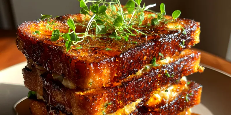 Crispy Hot Honey &amp; Herb French Toast