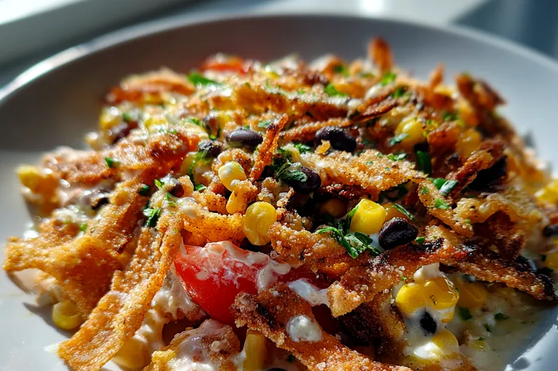 Cooking process for Crispy Tex-Mex Salad