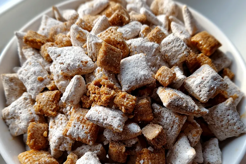 Cooking process for Crunchy Chocolate Snack Mix