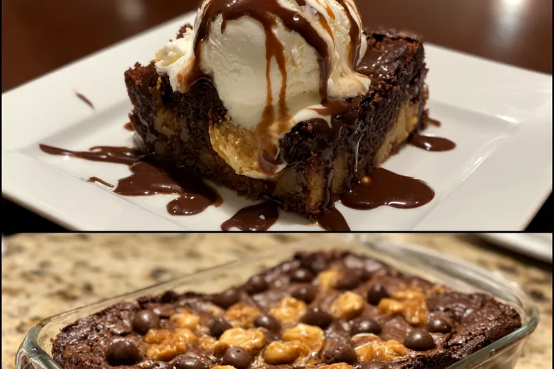 Cooking process for Decadent Chocolate Peanut Cake